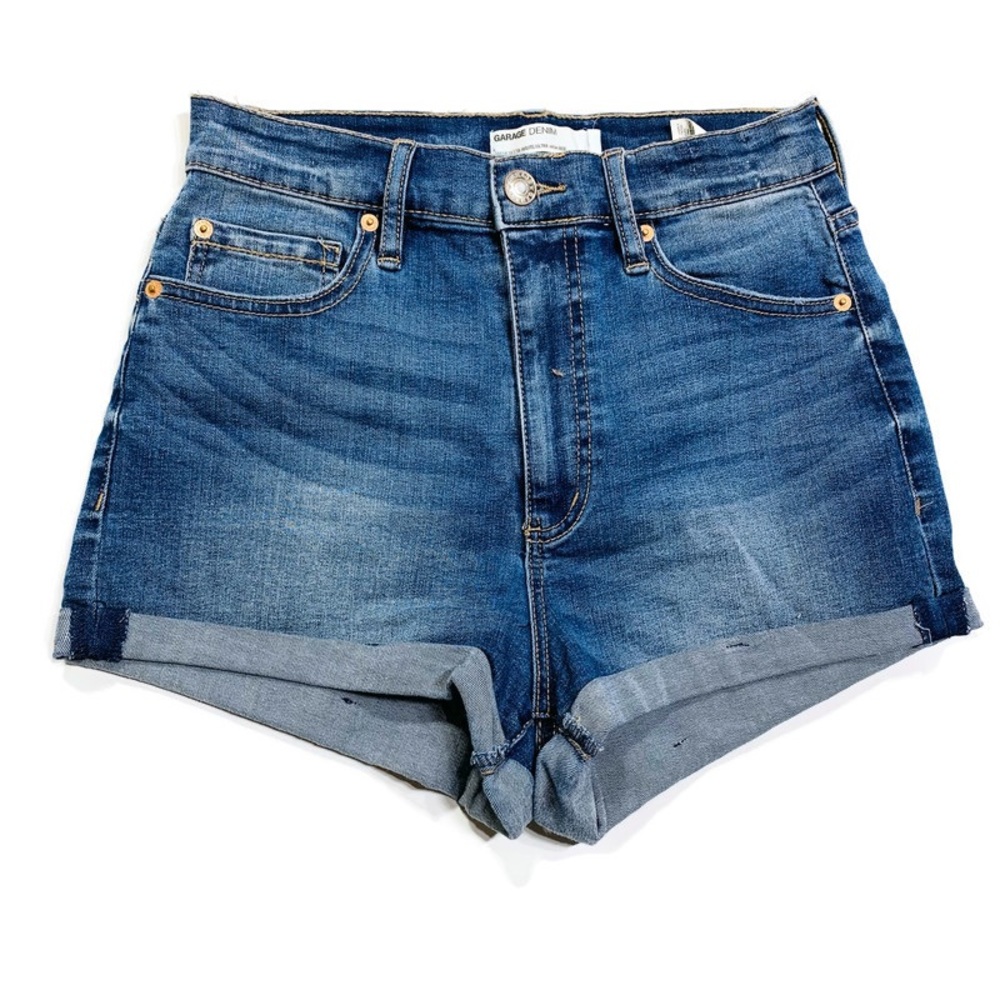 Garage ultra high rise jean shorts